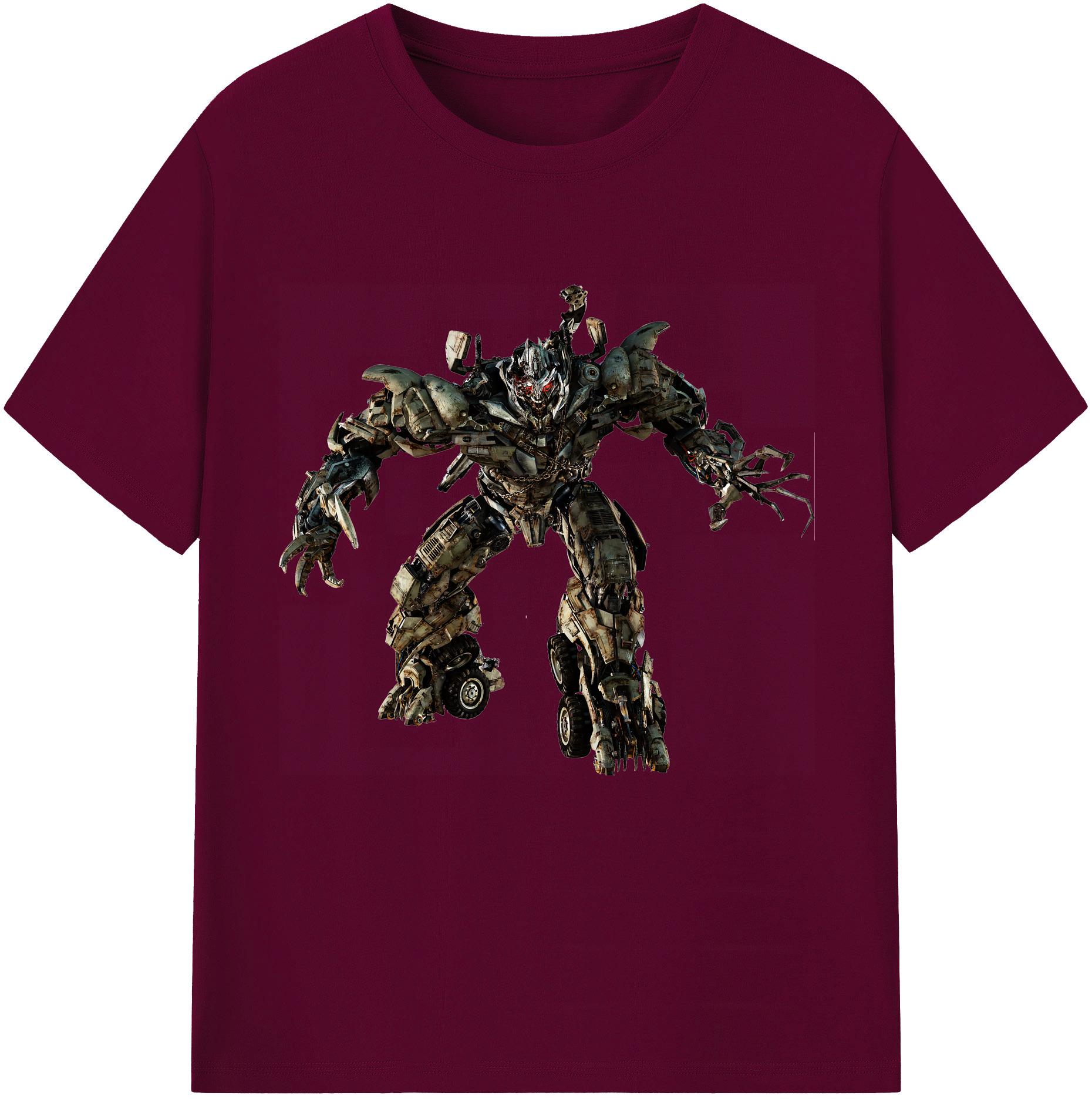 （画像用） Transformers トランスフォーマー レディースカジュアルプリントTシャツ（綿100％）